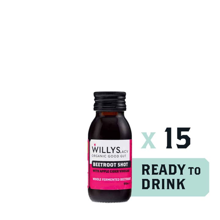 Beetroot ACV Shots for wholesale by Willy's ACV