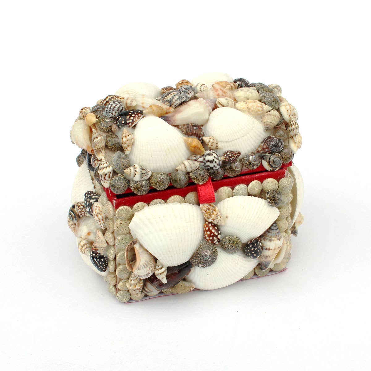 California Seashell Company - Wholesale Decorative Box - Small Seashell Treasure Chest