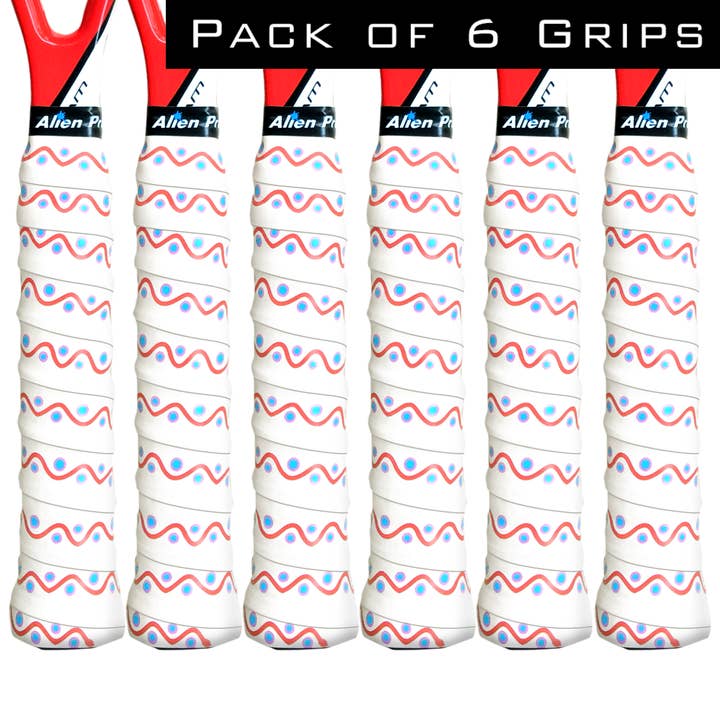 Alien Pros - Vendita all'ingrosso Accessori sportivi - Alien Pros C-Tac Nastro Grip per Racchetta da Tennis (6 Grip)18