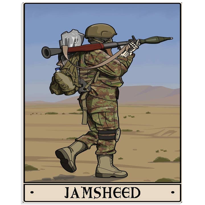 Jamsheed Acrylglasdruck für den Großhandel von Platoon Daddy LLC