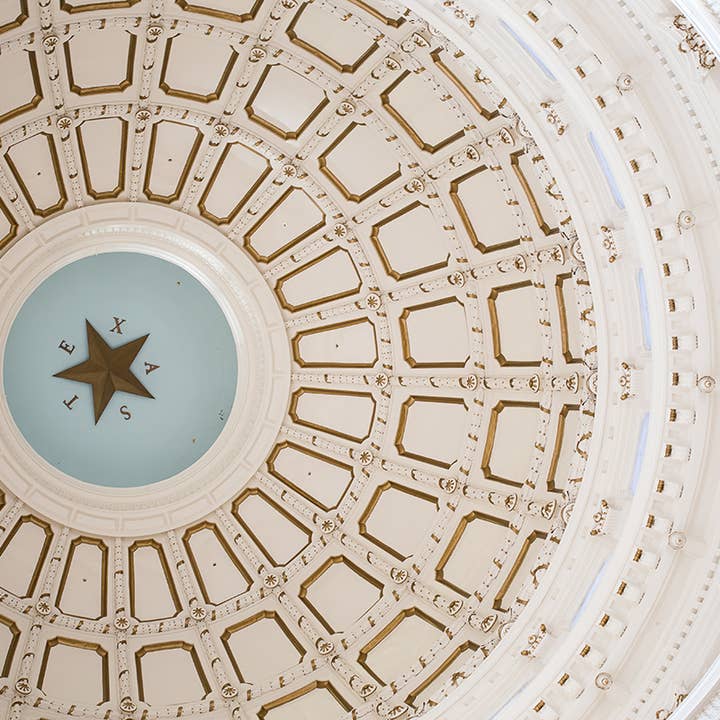 Décoration murale The Lone Star, Capitole de l'État du Texas pour la vente par Ann Hudec Photography