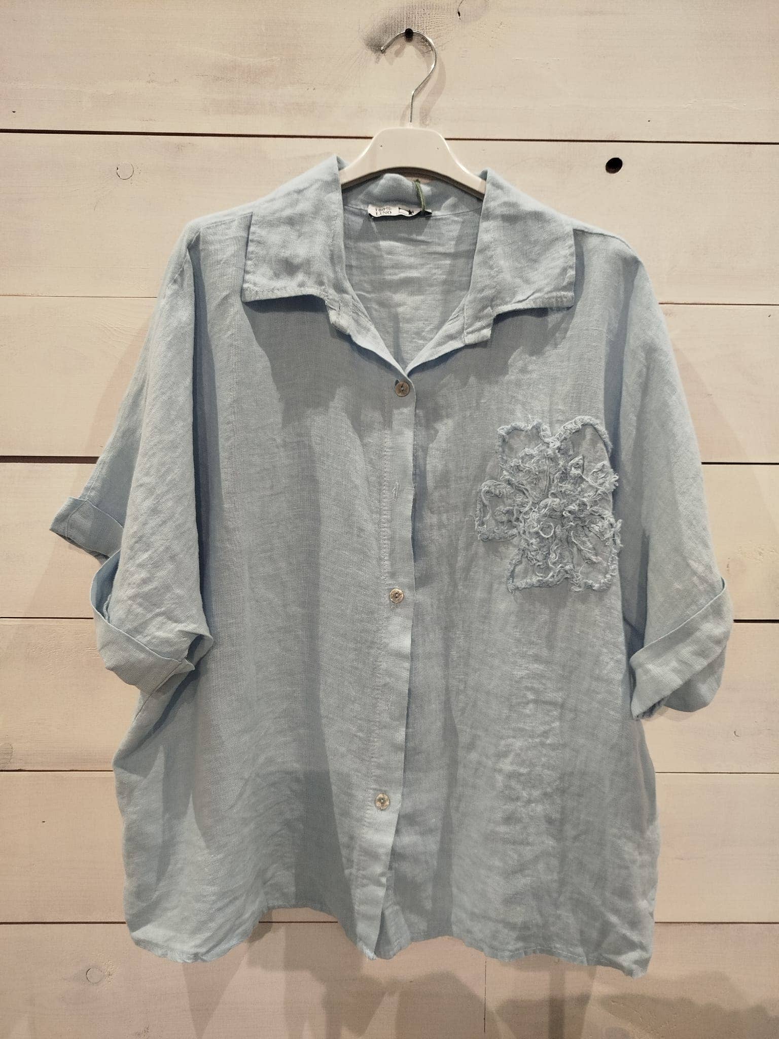 Linos y Textiles - Venta al por mayor Camisa con botones - Mujer - REF: 20341 Camisa Flor9