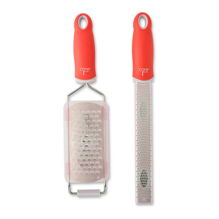 2pc Zester/Grater Set - Colorblock - LCR/LLH for wholesale by Core Home