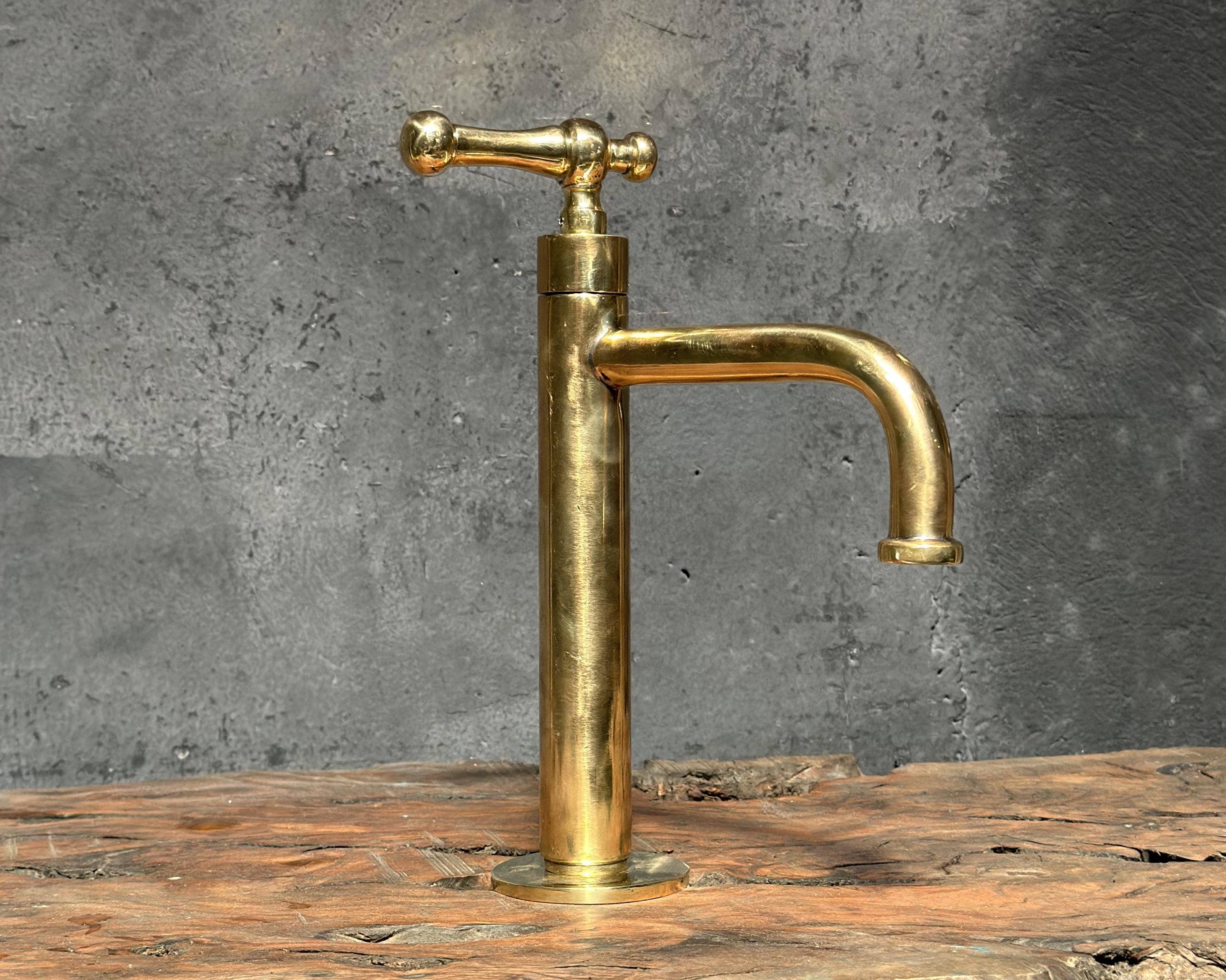 Artihand - Wholesale Kitchen Tool/Gadget - Unlacquered Brass Bathroom Faucet, Victorian Bathroom Faucet7