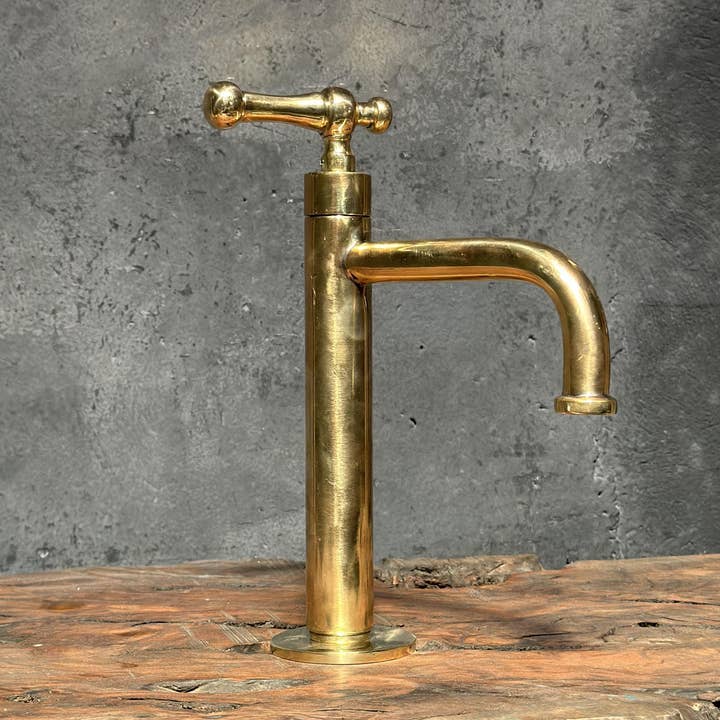 Artihand - Wholesale Kitchen Tool/Gadget - Unlacquered Brass Bathroom Faucet, Victorian Bathroom Faucet7