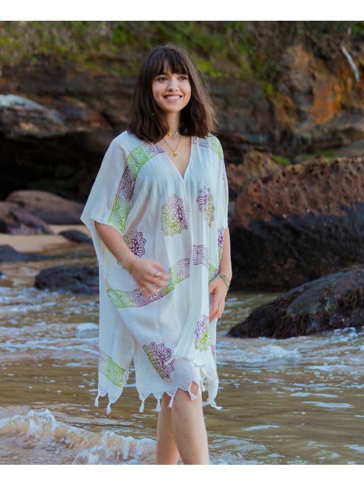 Anakiz Organic – Engroshandel Kimono - Dame – Boheme Bomuld Kimono Cardigan