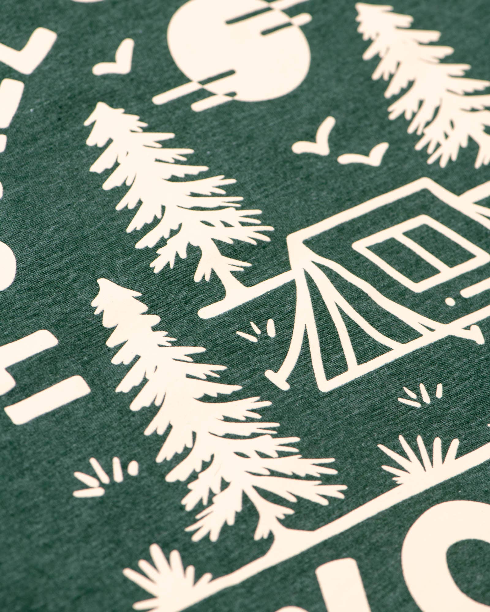 Keep Nature Wild - Wholesale Screen Printed T-Shirt - Unisex - Good in the Woods Unisex Tee | Heather Forest2