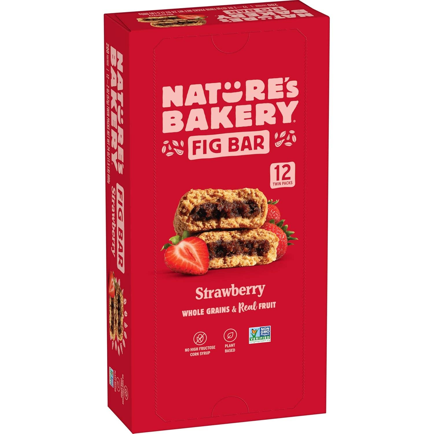 Long Island Candy Factory - Vente Barres de céréales - Barres aux figues à grains entiers à la fraise Nature's Bakery 2 oz 12 unités0