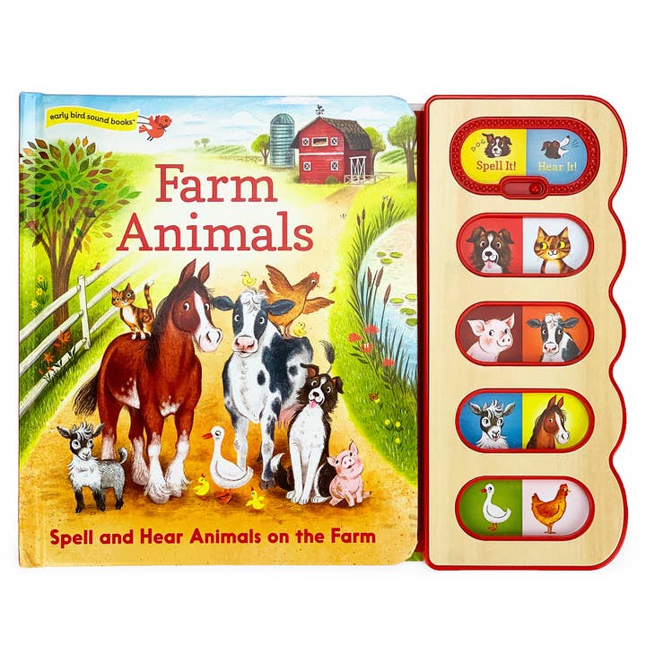 Cottage Door Press - Wholesale Book - Kids - Farm Animals Spell & Hear Animals on The Farm Sound Book