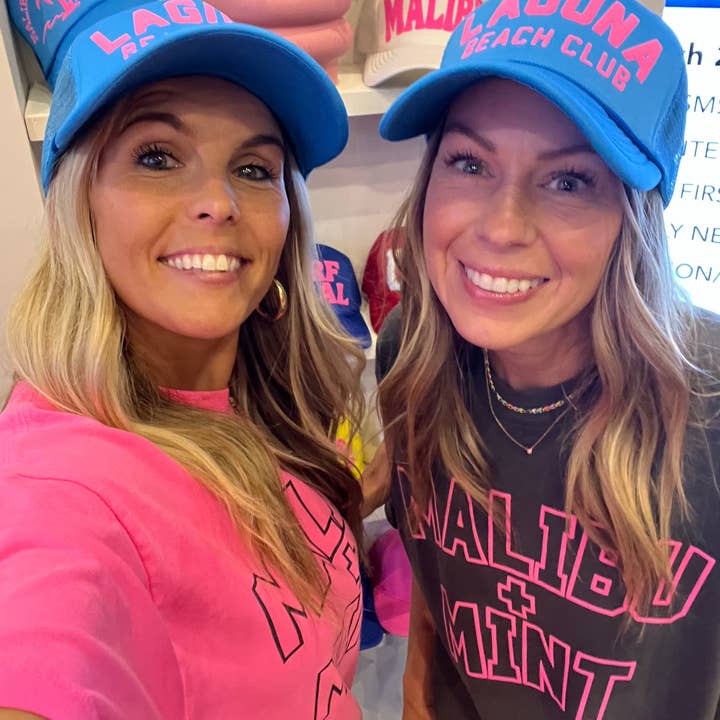 Malibu and Mint – Engroshandel Trucker hat - Dame – Laguna Beach Club-hat1