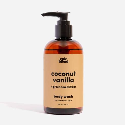 Gel Douche Noix de Coco Vanille Végan pour la vente par Epic Blend