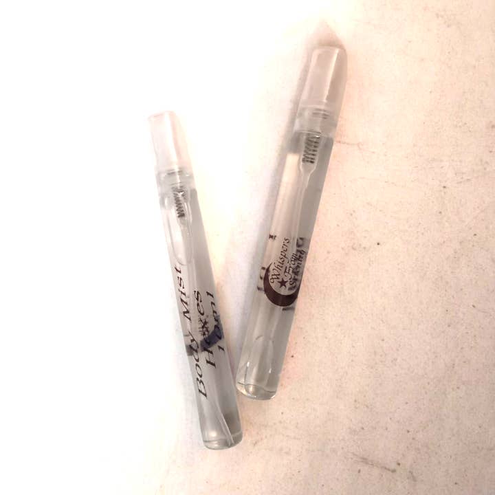 Body Mist Hexes Travel Size 10ml each. for wholesale by Whispers From Serenity