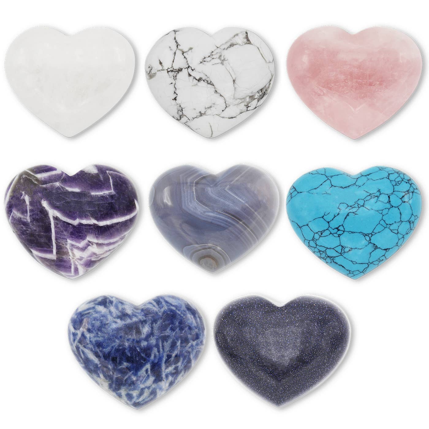 JOJO Geschenke – wholesale Andlig sten/kristall – handgjorda hjärtan i ädelstenar4