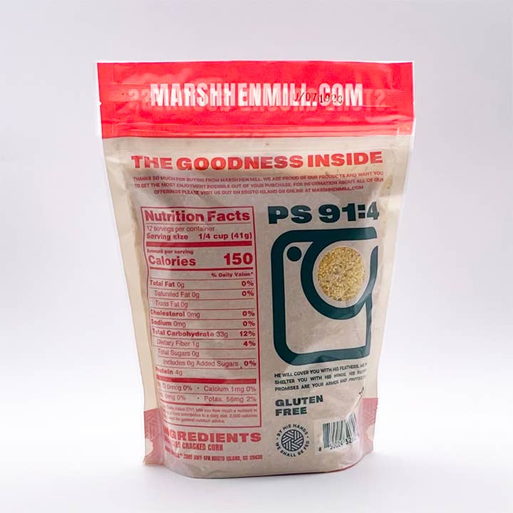 Marsh Hen Mill - Wholesale Grits - Yellow Grits 1.5 lb (12 Pack Case)2