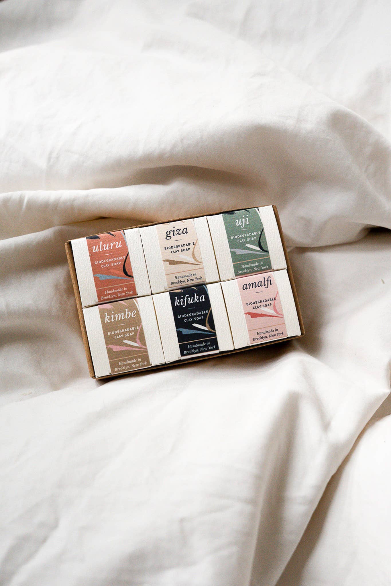 Even Keel – wholesale Bar Soap – MARBLE: Biodegradable Clay Soap Cube Set1