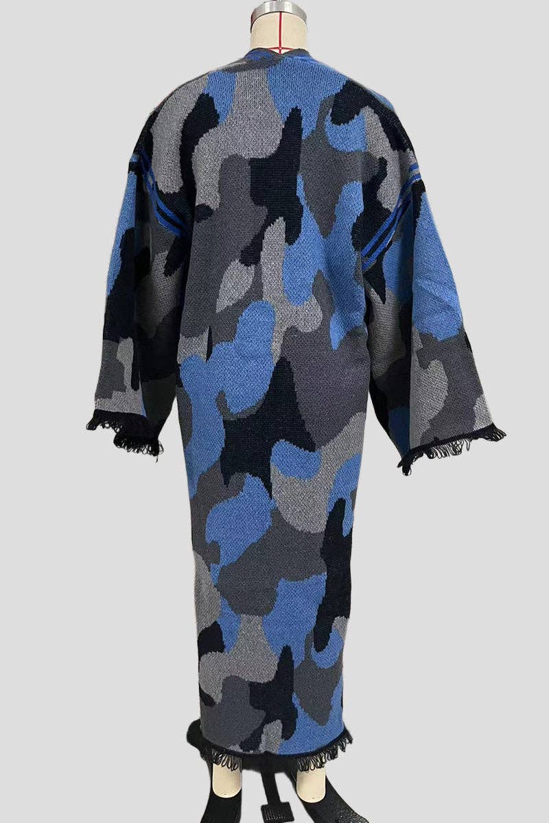 Mccolin - Wholesale Poncho - Women's - Statement Striped Pattern Poncho4