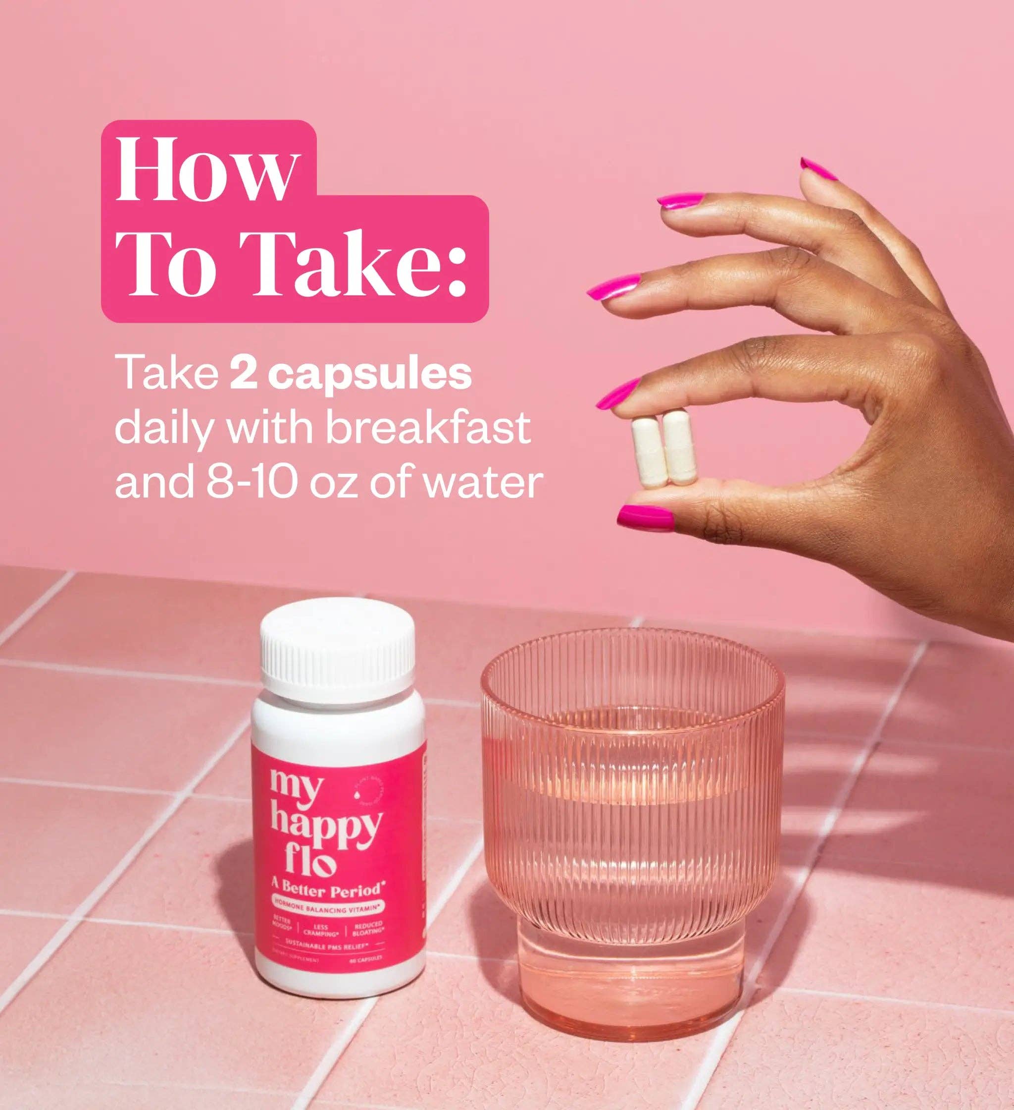 My Happy Flo - Wholesale Oral Supplement/Vitamin - My Happy Flo ~ Period Relief Vitamins1