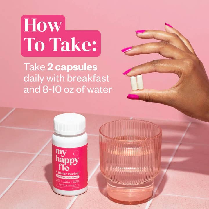 My Happy Flo - Wholesale Oral Supplement/Vitamin - My Happy Flo ~ Period Relief Vitamins1