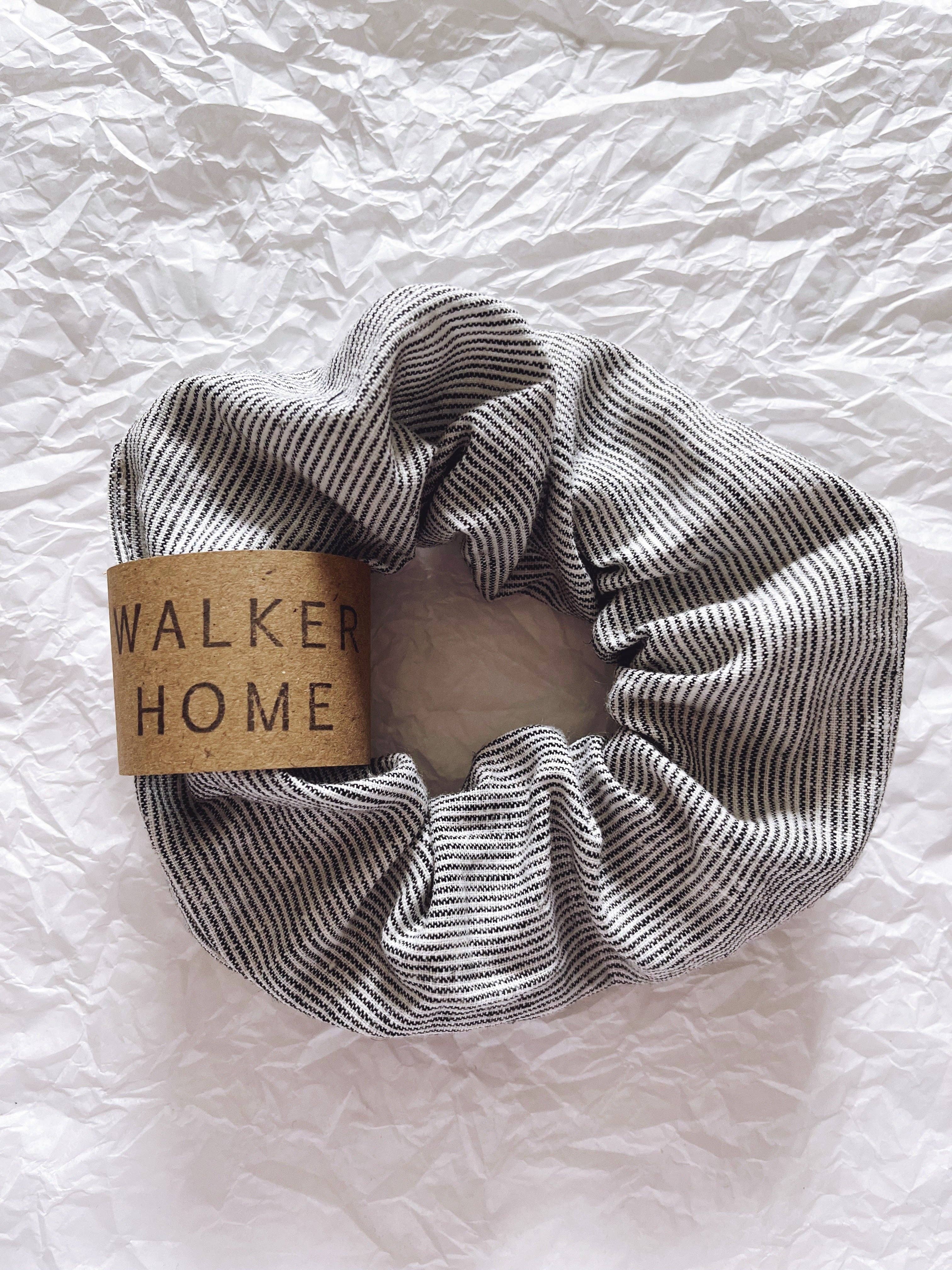 Walker Home – wholesale Scrunchie - Women’s – Scrunchie - Single - Linen Stripe Fabric1