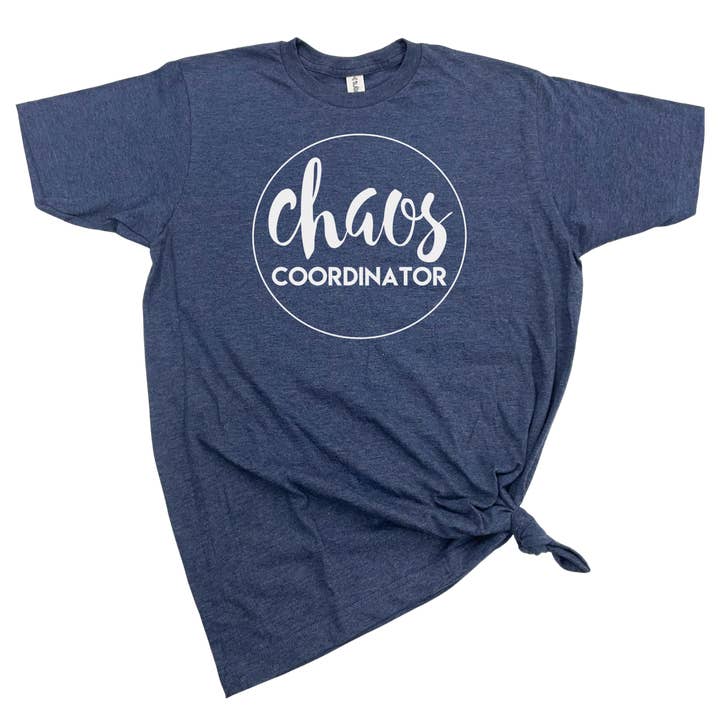 dkhandmade - Wholesale Screen Printed T-Shirt - Unisex - CHAOS COORDINATOR T-SHIRT2