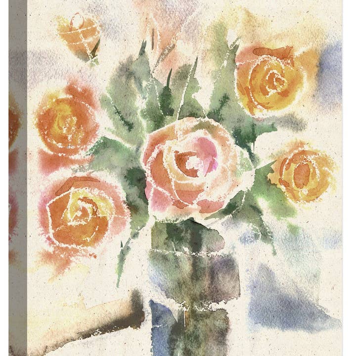 Aquarela Fleur Décoration murale sur toile 22 x 20 po pour la vente par PTM Images