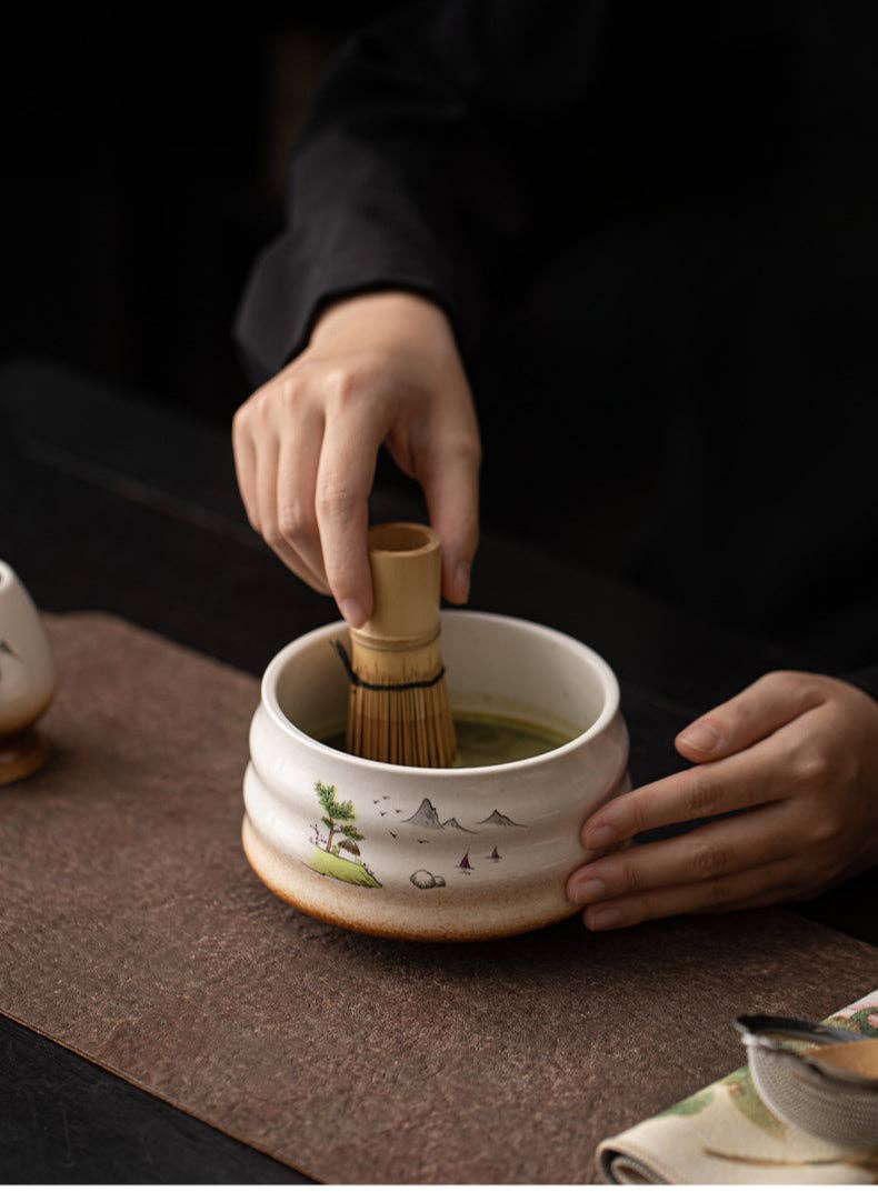 Gohobi （We cover U.S. import duties） - Wholesale Tea Set - Gohobi Ceramic Matcha Set 05024