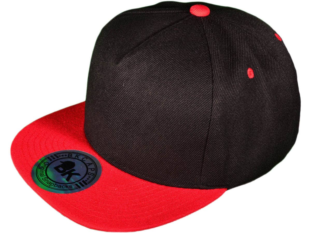Buck Wholesale - Wholesale Flat Brim Cap - Unisex - 5 Panel Snapbacks - BK Caps Flat Bill Vintage Snapback Hats1