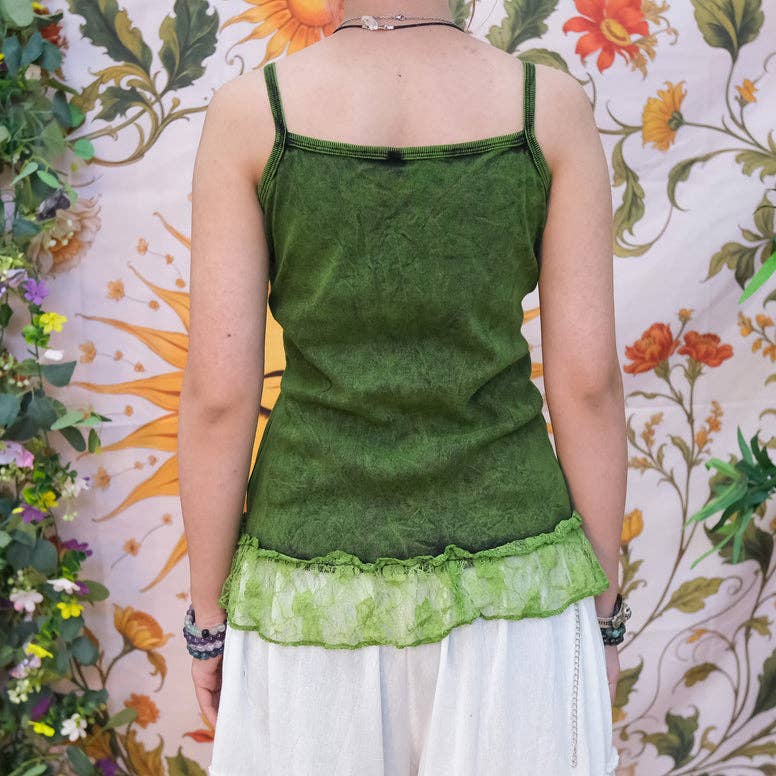 Karma Nepal Crafts - Vendita all'ingrosso Corsetto - Donna - Top in pizzo con corsetto boho2