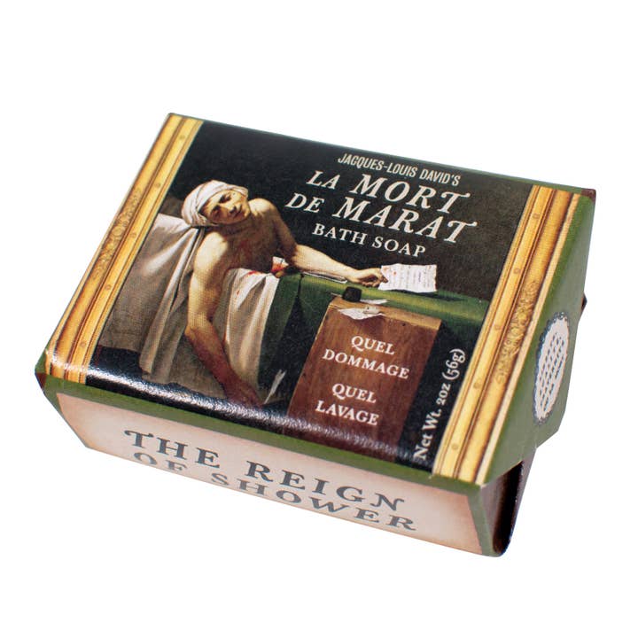 Death of Marat Soap for wholesale by Unemployed Philosophers Guild