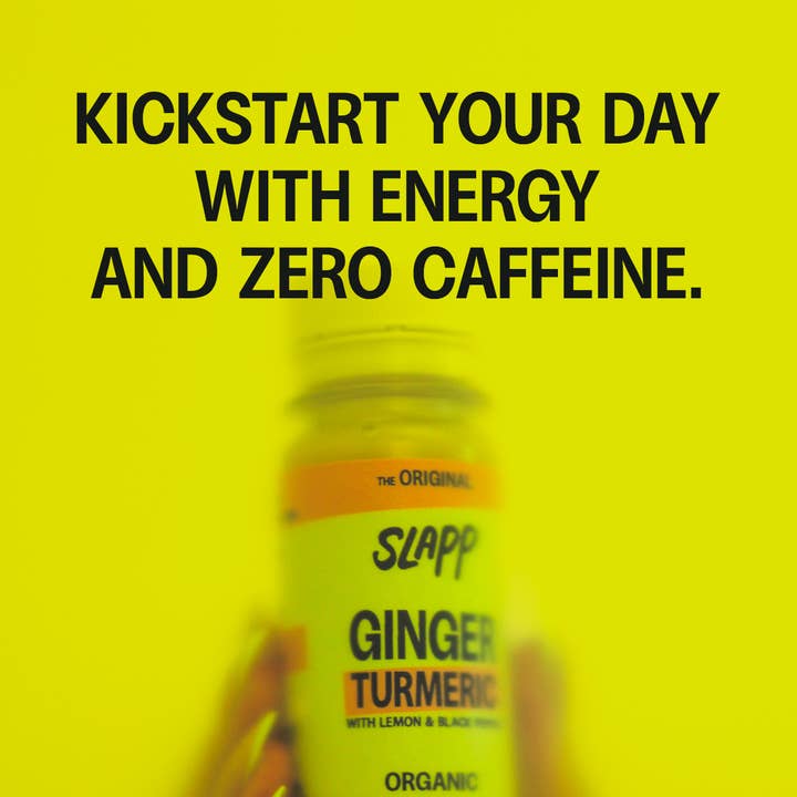 SLAPP - Wholesale Wellness Juice/Tonic - GINGER & TURMERIC organic shot2