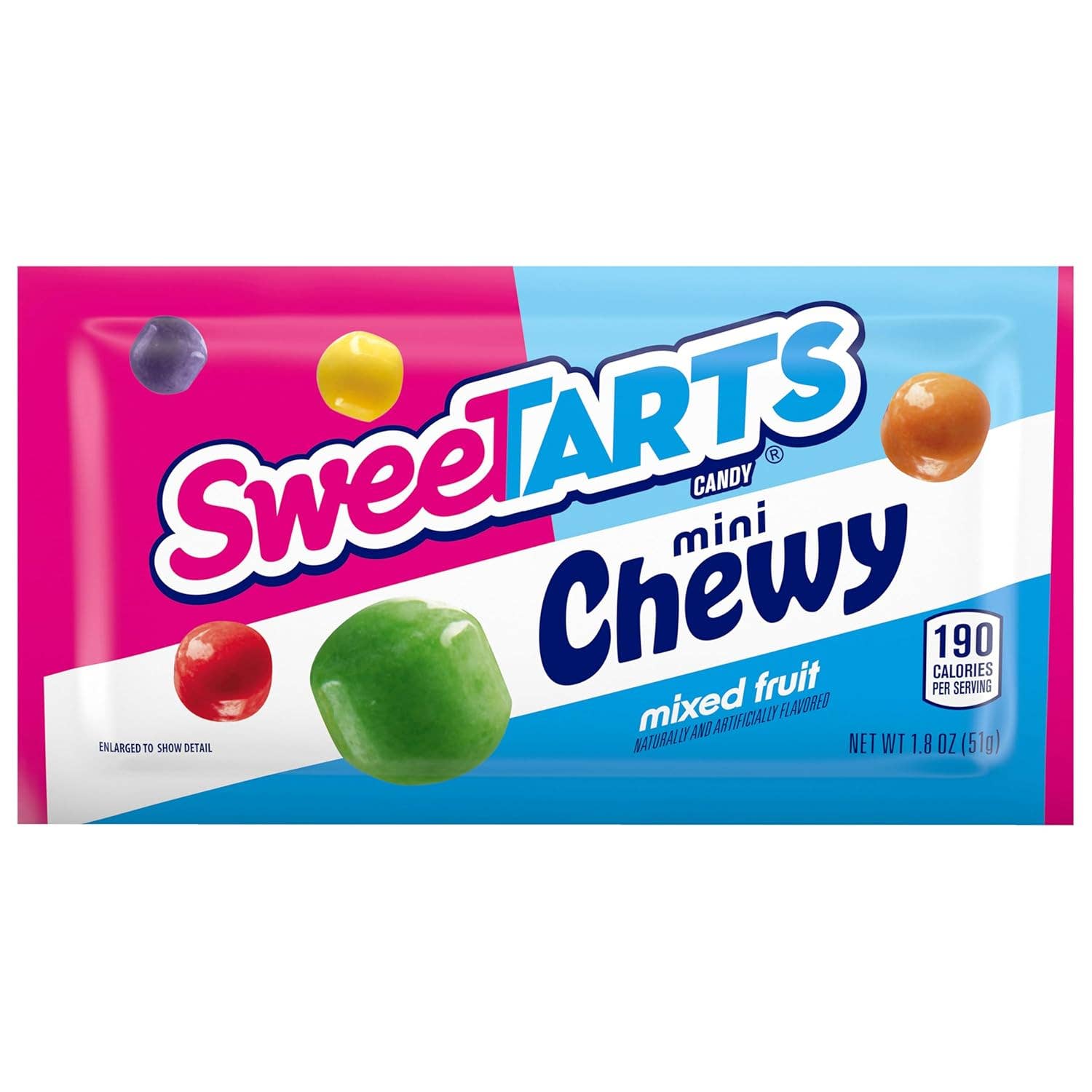 Snacky Candy - Wholesale Gummy - SweeTARTS Chewy Mini Candy Mix Fruit 1.8 oz 24 count1