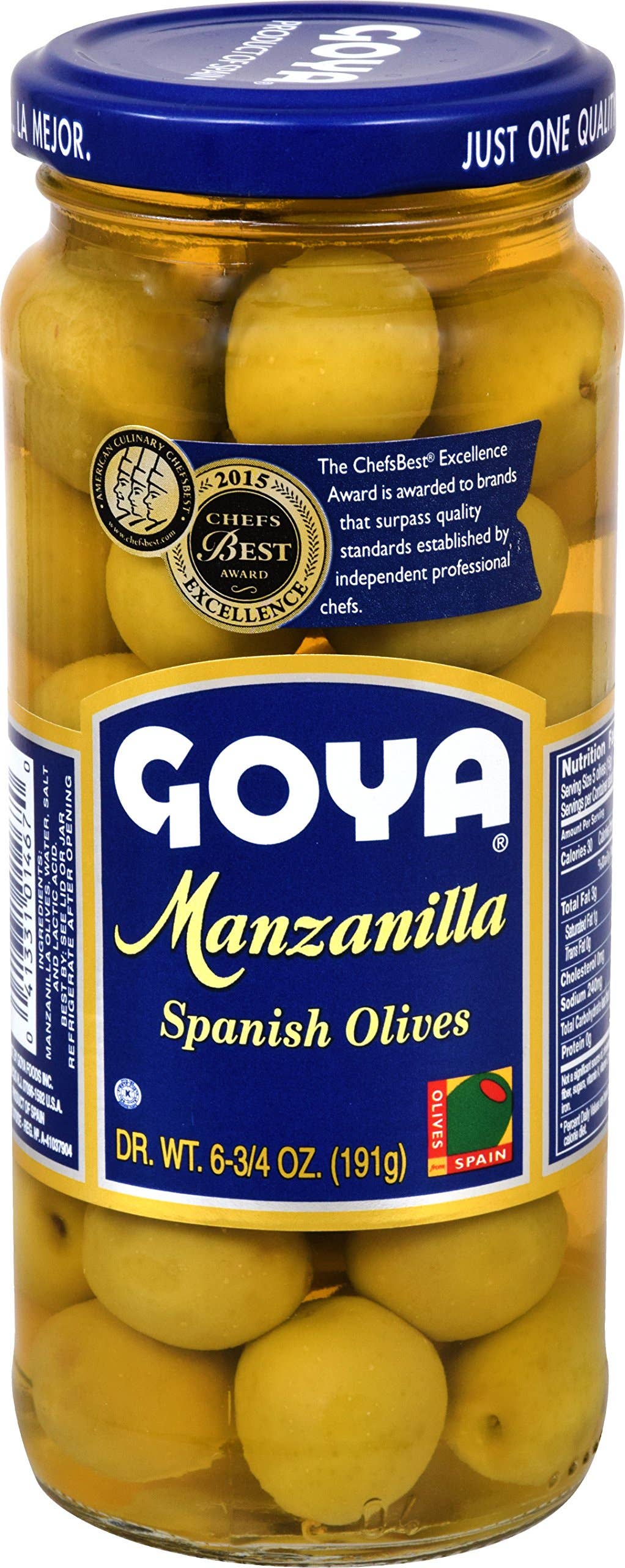 L&F Universal Goods - Wholesale Olives - GOYA Manzanilla Olives 12/6.75 oz.0
