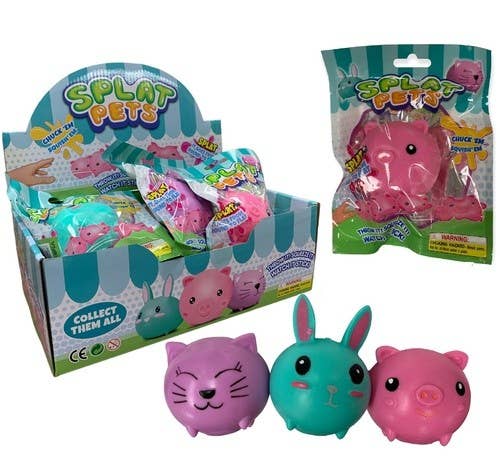 Handee Products (HPC) - Wholesale Fidgetspeelgoed - Kinderen - Paas Splat Huisdieren - Pastelkleuren