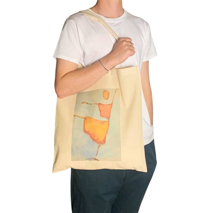 ZZZEBRAAA LIMITED - Wholesale Tote Bag - Women's - Paul Klee Scarecrow Tote Bag Abstract Vintage Art Dance2