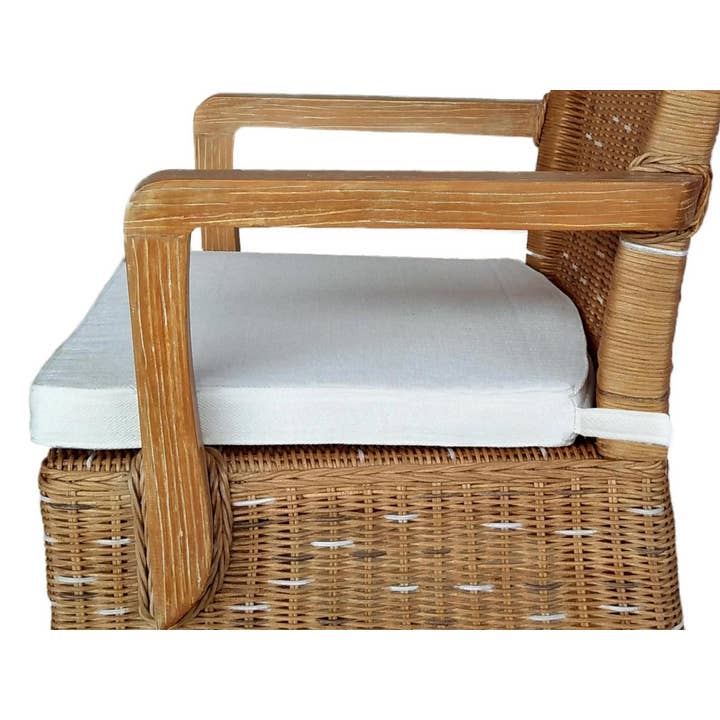 Voglrieder - Wholesale Chair - Dining room chairs set with armrests 2 pieces rattan chair brown27