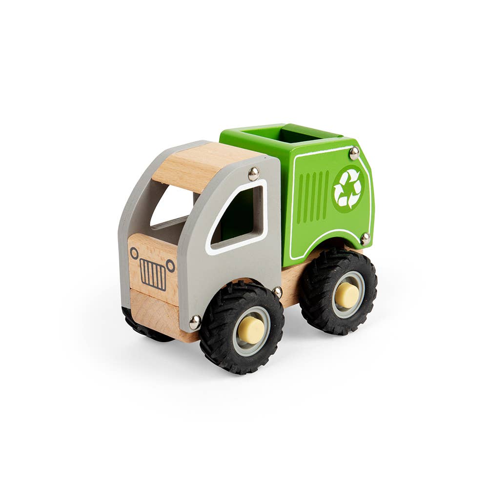 Bigjigs Toys - Wholesale Toy Car/Truck - Kids - Mini Recycling Truck