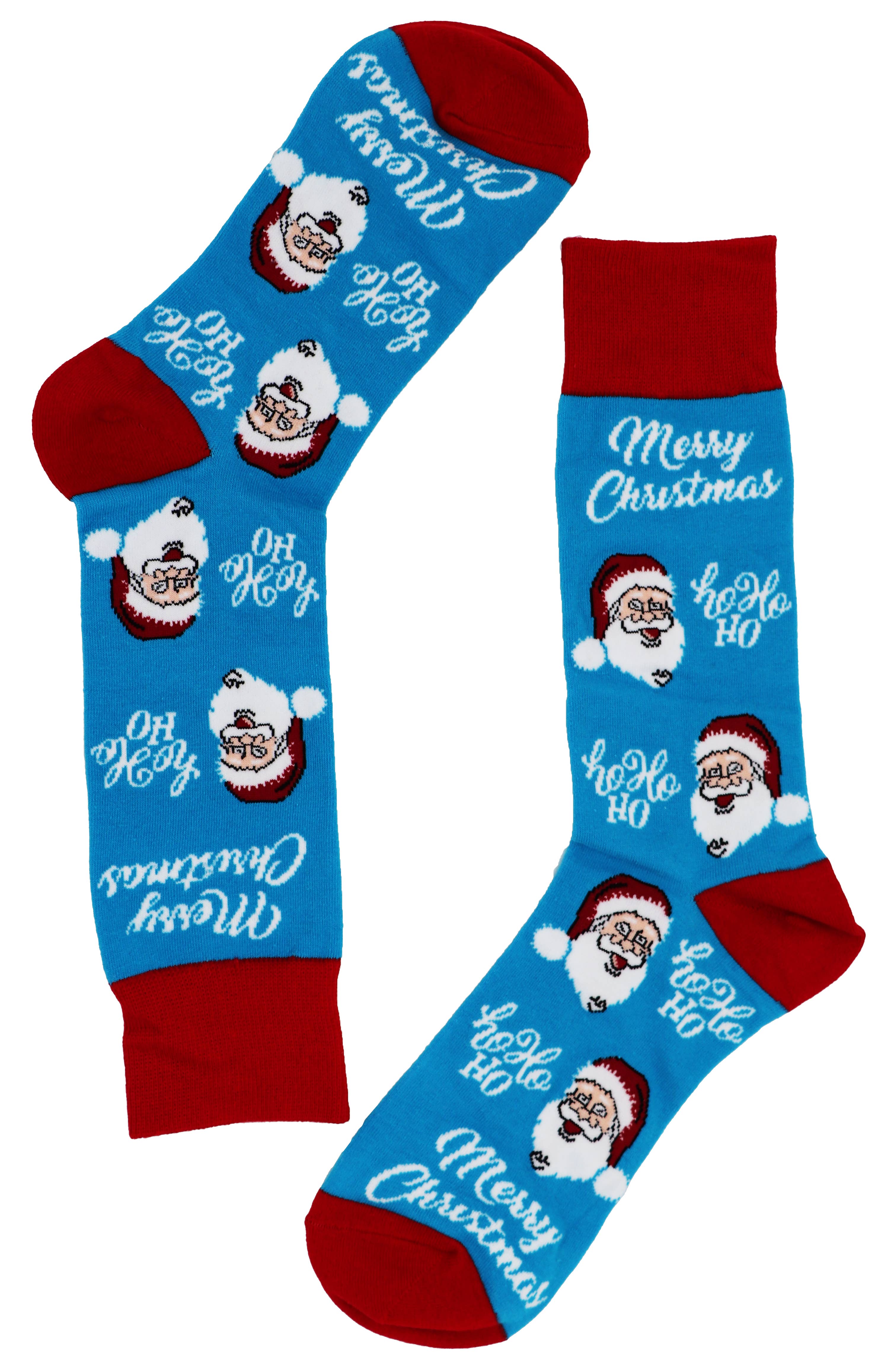 SoXcellent - Vente Chaussettes – unisexe - Chaussettes fantaisie unisexes Merry Christmas Santa Claus Hohoho17