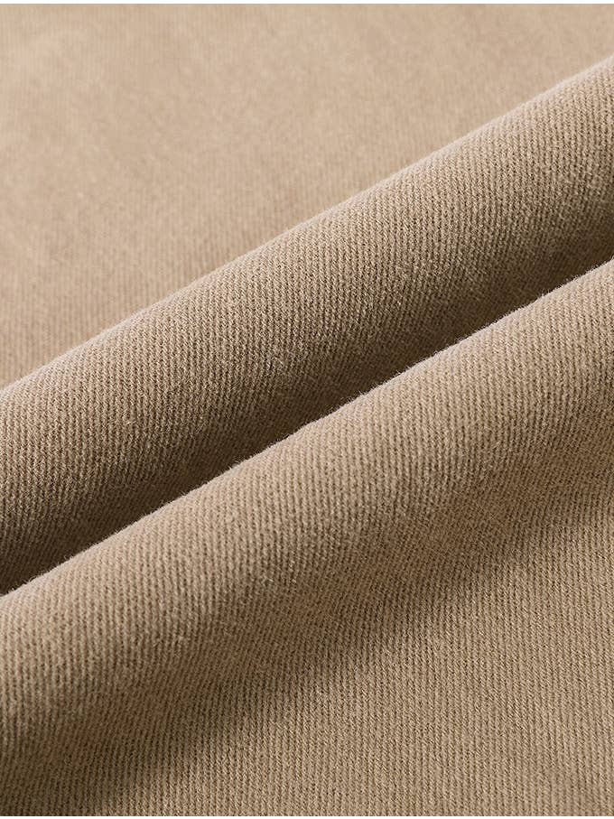 Caqui Pantalones casuales anchos a rayas verticales con cintura elástica con cordón en la cintura, color beige zanahoria de venta al por mayor en Faire3