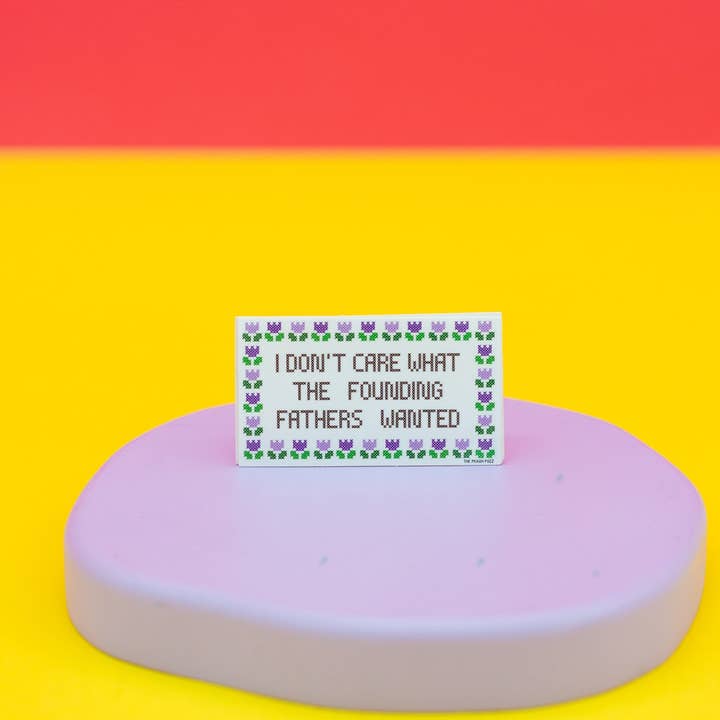 The Peach Fuzz - Wholesale Sticker - Founding Fathers Sticker4