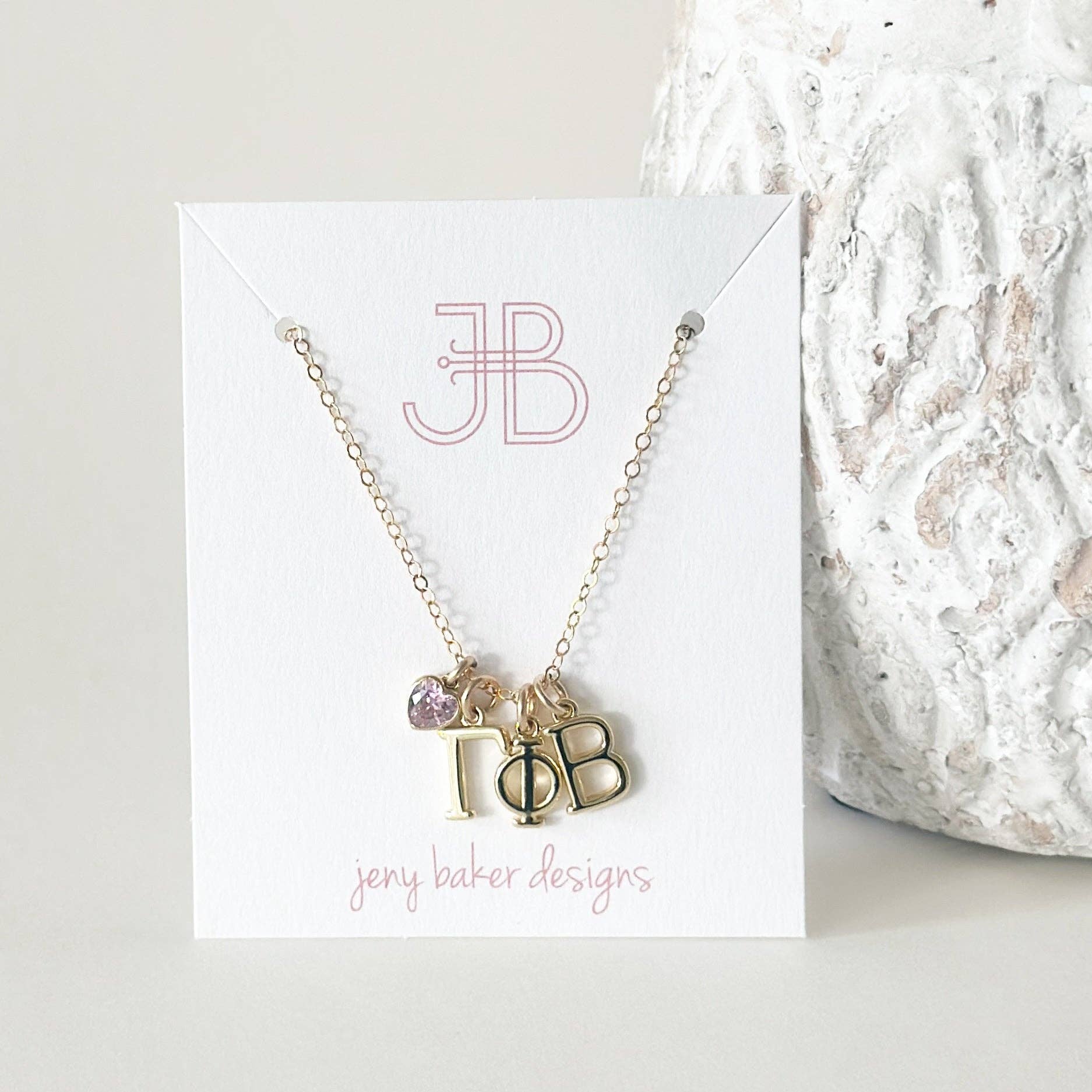 Jeny Baker Designs - Wholesale Pendant/Charm Necklace - Sorority Love Necklace9