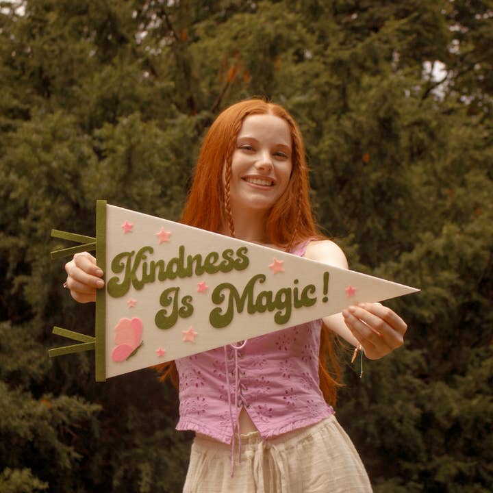 Kindness is Magic - Wholesale Banner - Kindness is Magic Felt Pennant2
