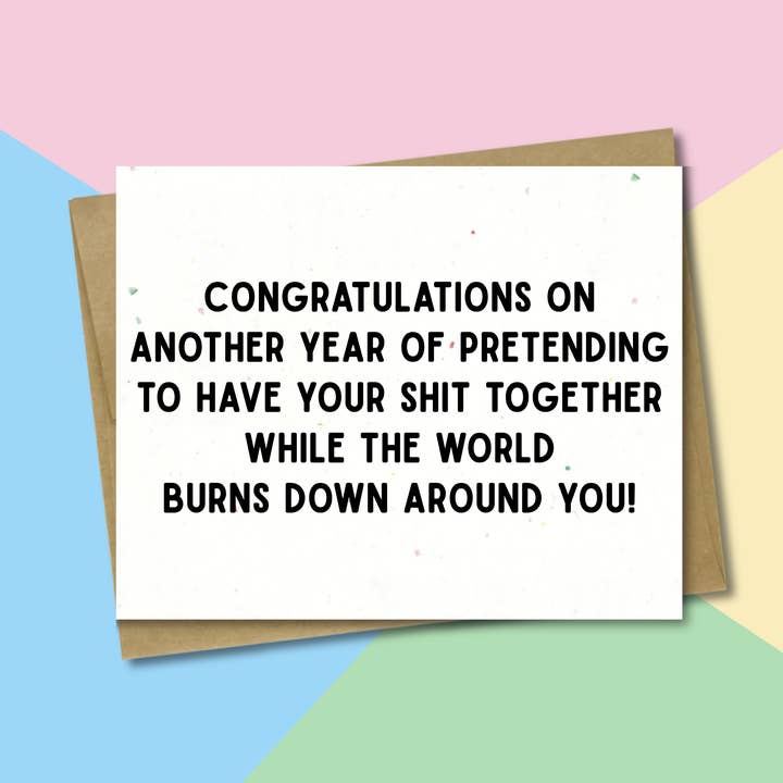 Birthday - World Burns for wholesale by Bitter Ink Studio