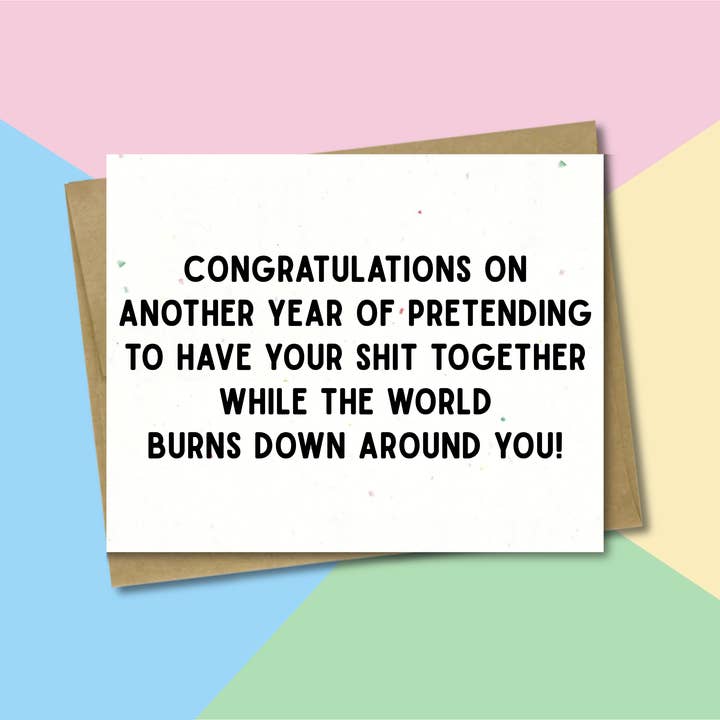 Birthday - World Burns for wholesale by Bitter Ink Studio