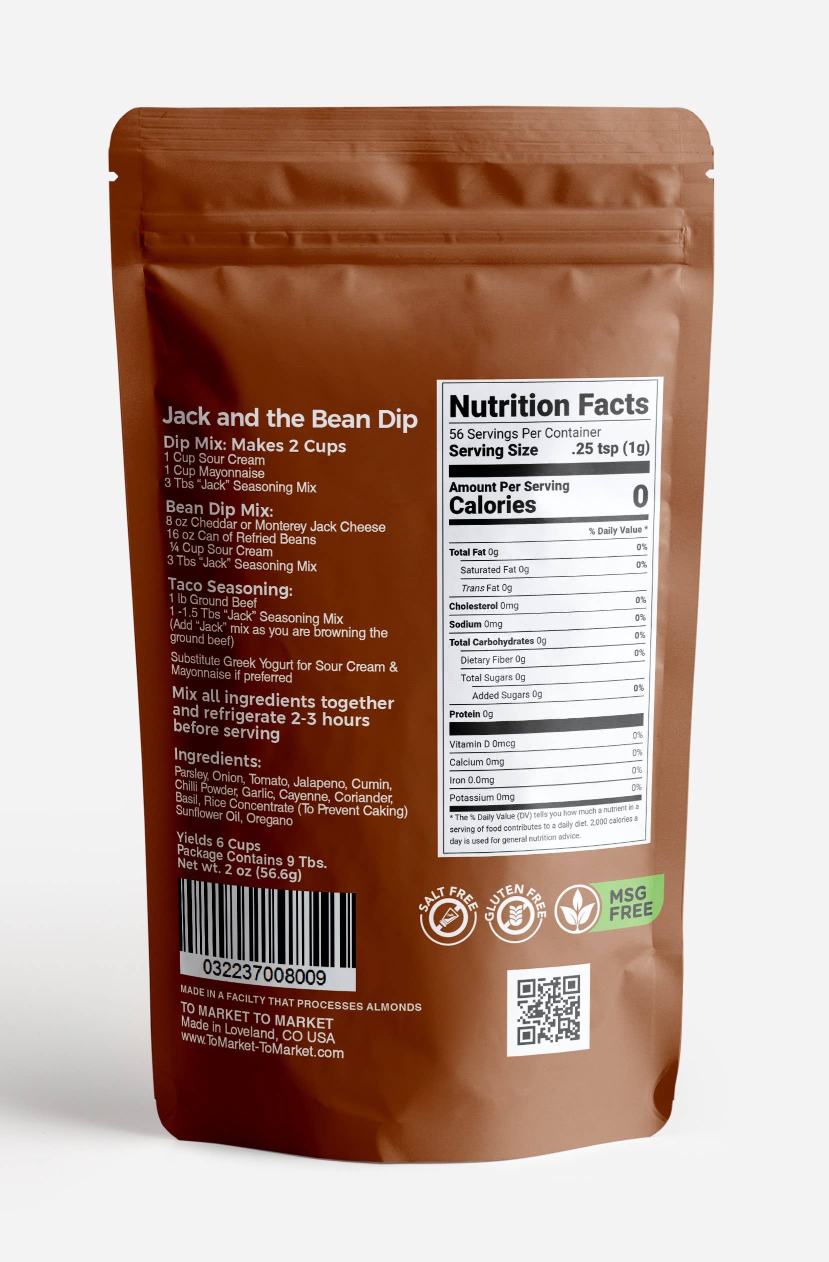 To Market- To Market - Dips & Spreads - Wholesale Dip - Jack and The Bean Dip - Dip Mix2