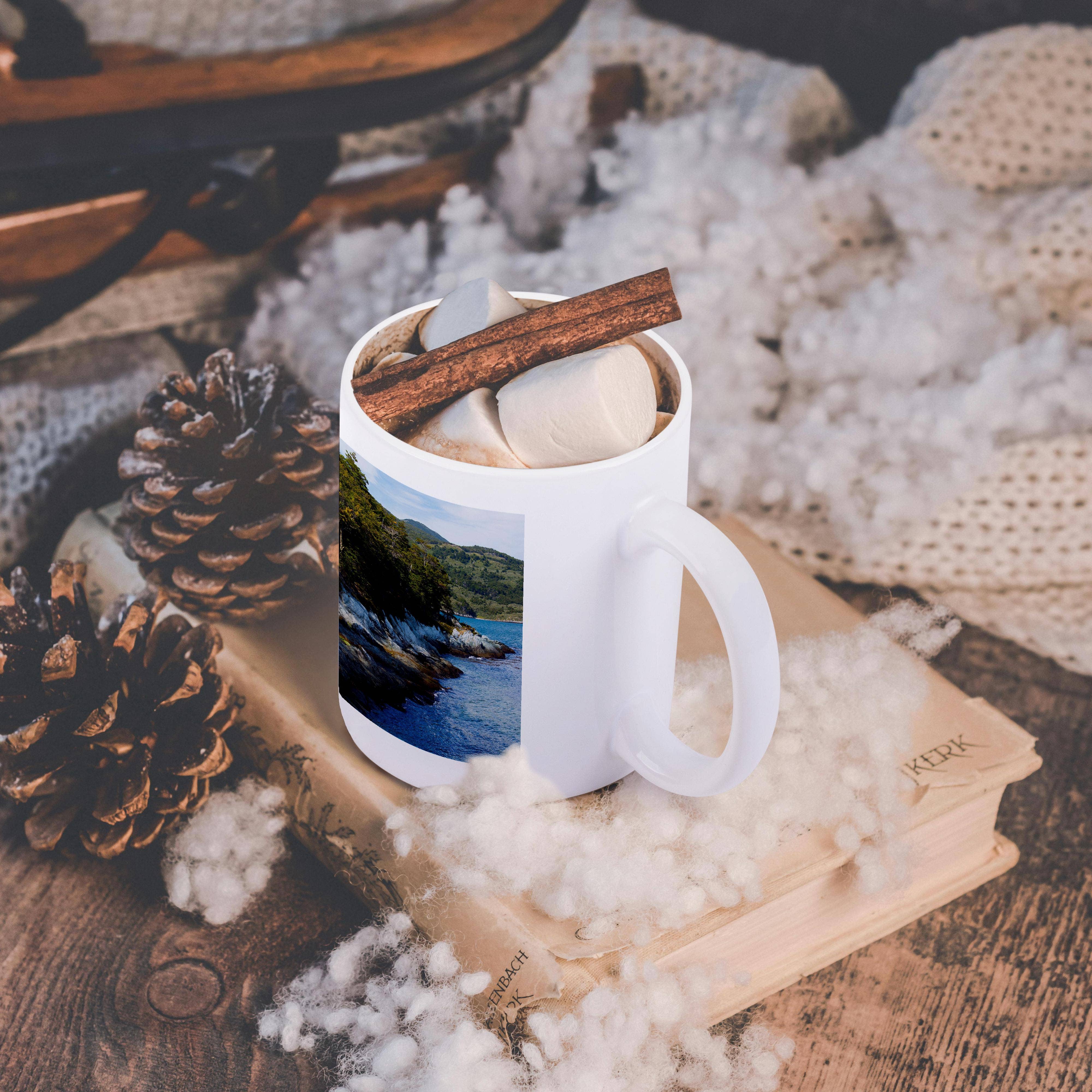 3dRose – Großhandel Kaffeebecher – 3dRose, Argentinien. Feuerland. Feuerland-Nationalpark. Der Küstenpfad., Tasse11