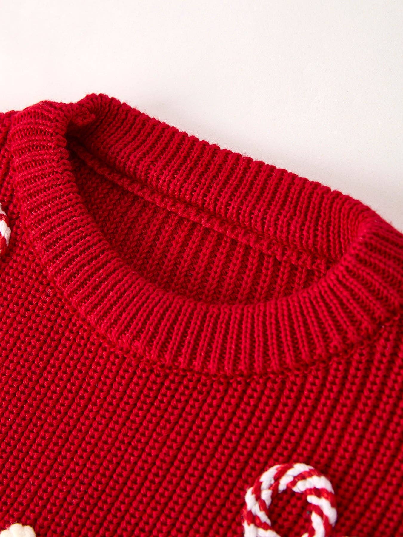 Rylee Faith Designs - Wholesale Knit Sweater - Kids - Mom and Me Winter Christmas Red "merry" Pullover Sweater11