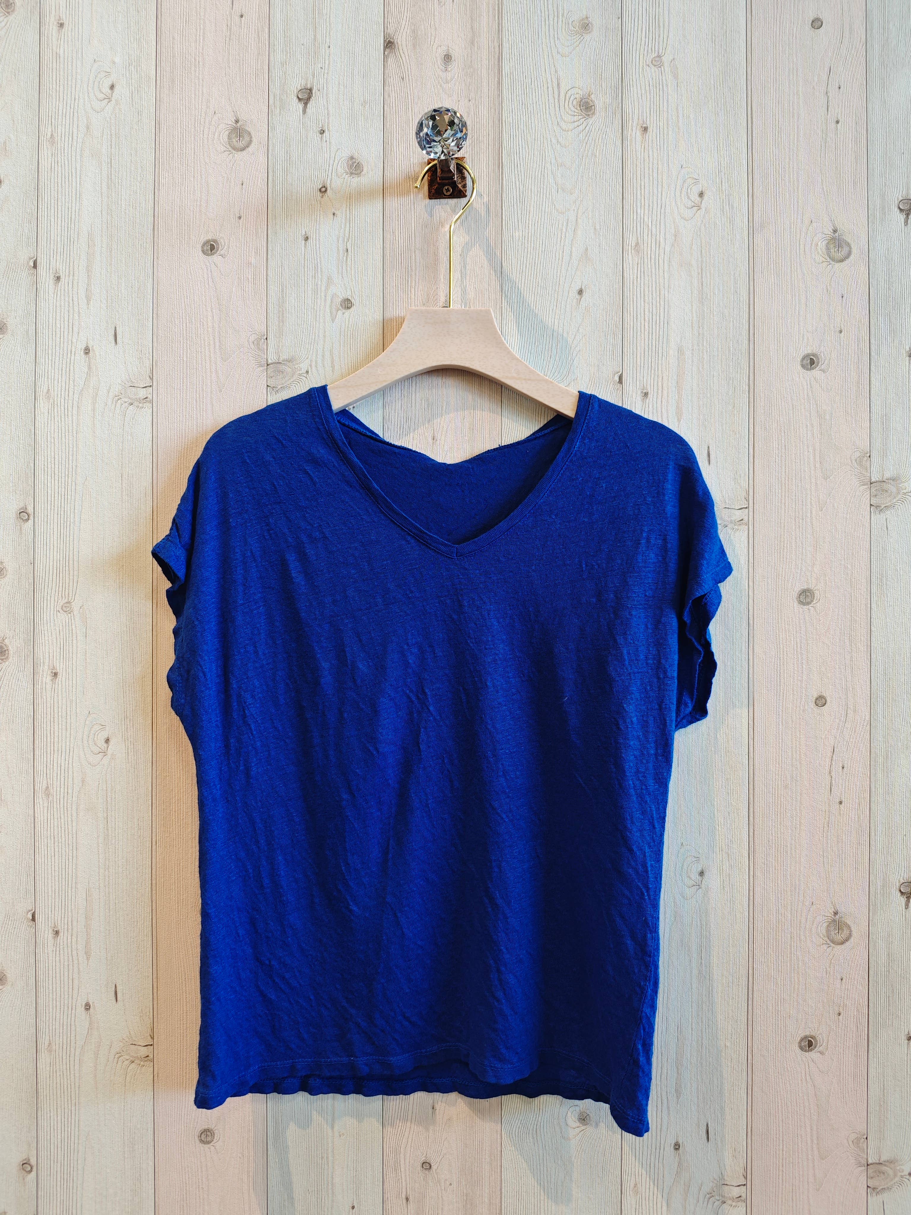 Linen & More - Wholesale T-Shirt - Women's - REF 2295 BASIC LINEN T-SHIRT 100%13