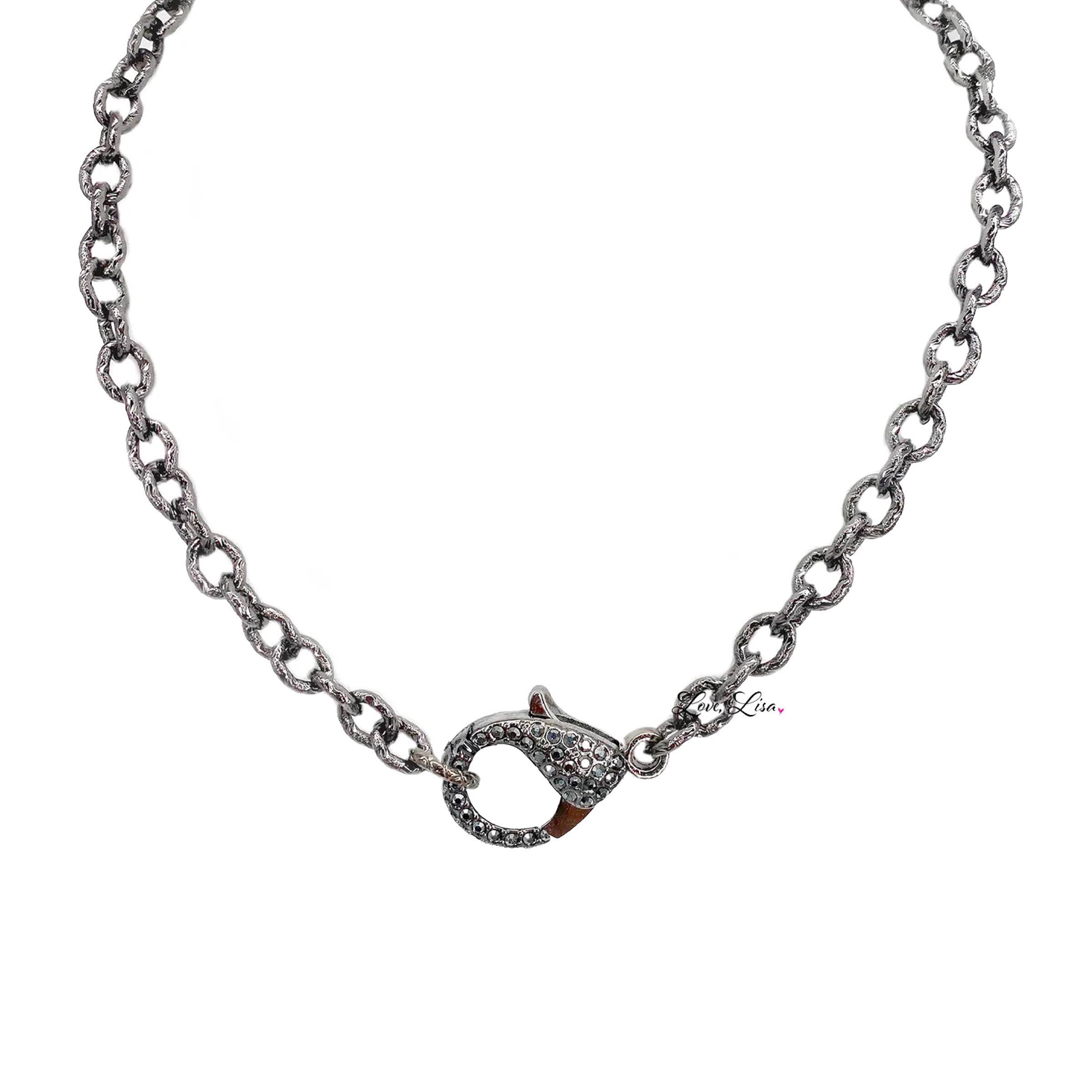 Love, Lisa - Vendita all'ingrosso Collane a catena e maglie - Collana con maglia e chiusura pavé Tina Everyday0