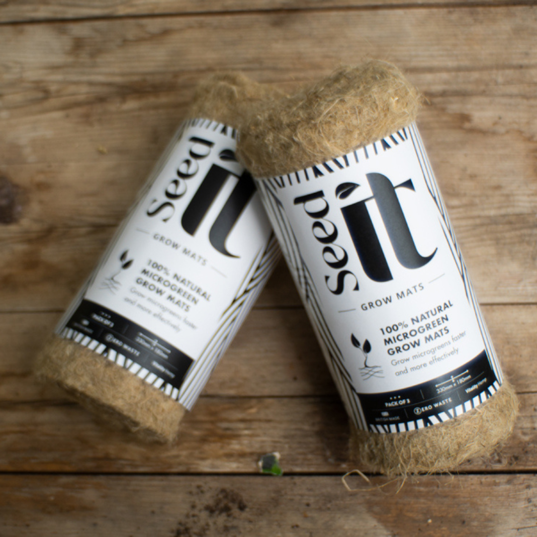 Vitality Hemp Limited - Wholesale Plant Seeds - Seed It Microgreen Grow Mats. Natural British growing medium1