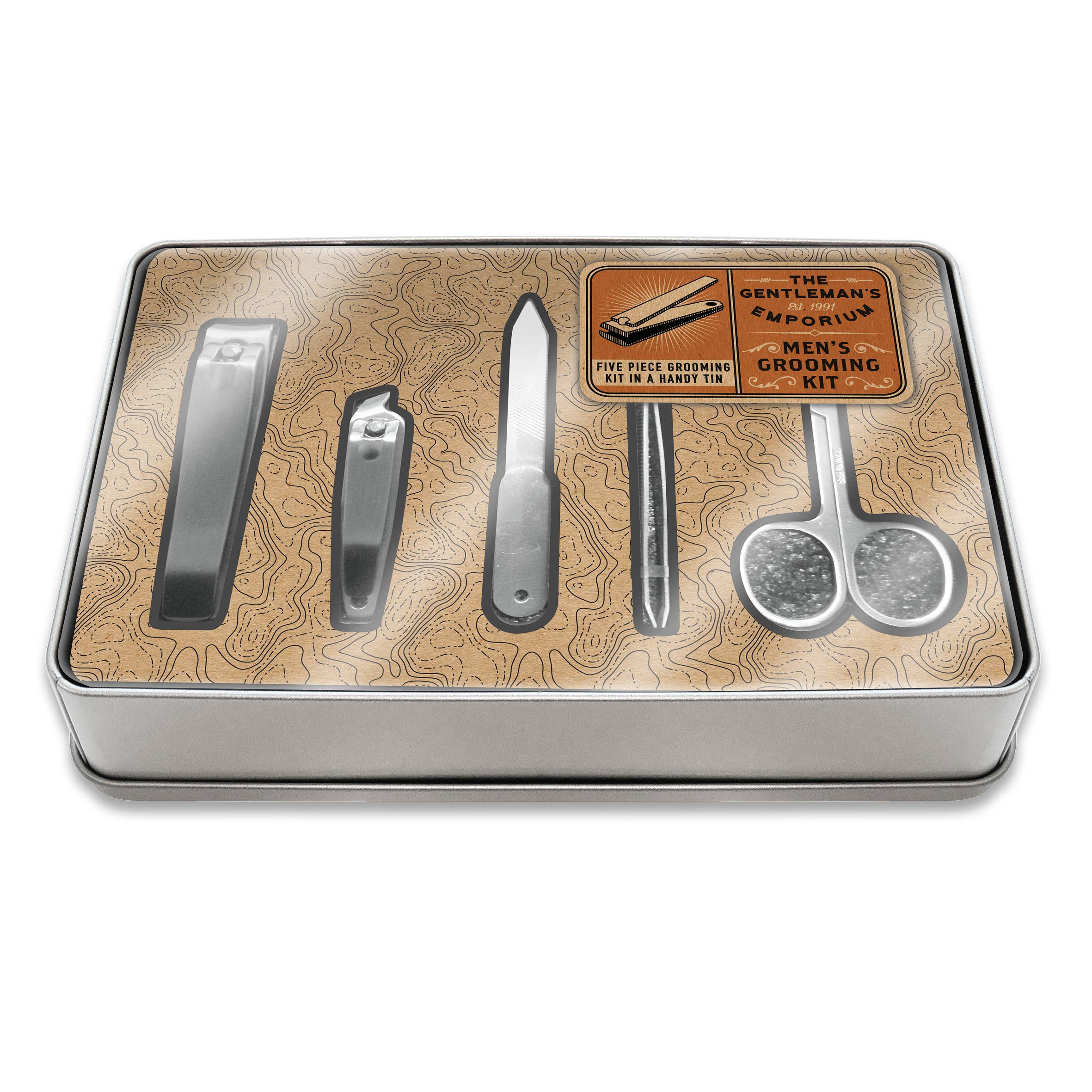 Robert Frederick Ltd – wholesale Belt – Men's – Grooming Kit - Gentleman's Emporium - With Tin Lid2